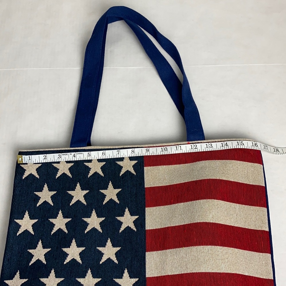 American Flag Beach Tote - Picture 14 of 17